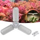AC110-265V E27 40W 2835 Three-Leaf LED Grow Light Full Spectrum Hydroponic Lamp with Hanging Holder for Plant