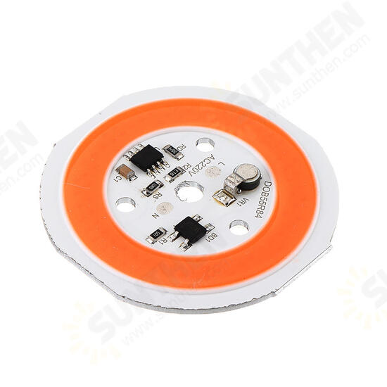 AC220-240V High Power 12W Full Spectrum COB LED Grow Light Chip for Floodlight AC220-240V High Power 12W Full Spectrum COB LED Grow Light Chip for Floodlight