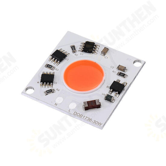 AC220-240V High Power 30W Full Spectrum COB LED Grow Light Chip for Floodlight AC220-240V High Power 30W Full Spectrum COB LED Grow Light Chip for Floodlight