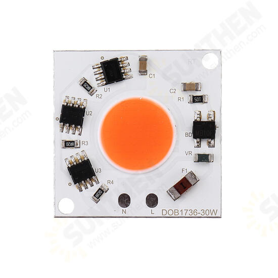 AC220-240V High Power 30W Full Spectrum COB LED Grow Light Chip for Floodlight AC220-240V High Power 30W Full Spectrum COB LED Grow Light Chip for Floodlight