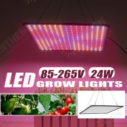AC85-265V 225LED 24W Grow Light Full Spectrum LED Plant Grow Light Veg Bloom Lamp Indoor AC85-265V 225LED 24W Grow Light Full Spectrum LED Plant Grow Light Veg Bloom Lamp Indoor