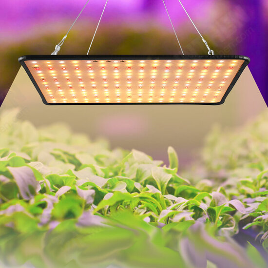 AC85-265V 35W 256LED Ultra Thin Full Spectrum/Sun Light LED Grow Light Quantum Plant Light US/EU Plug