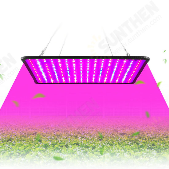 AC85-265V 35W 256LED Ultra Thin Full Spectrum/Sun Light LED Grow Light Quantum Plant Light US/EU Plug