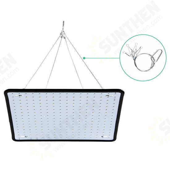 AC85-265V 35W 256LED Ultra Thin Full Spectrum/Sun Light LED Grow Light Quantum Plant Light US/EU Plug