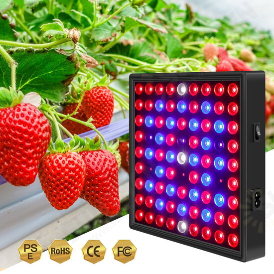 AC85V~265V 81LED/169LED Full Spectrum Grow Light Plant Light with Hanging Kit for Greenhouse Farms