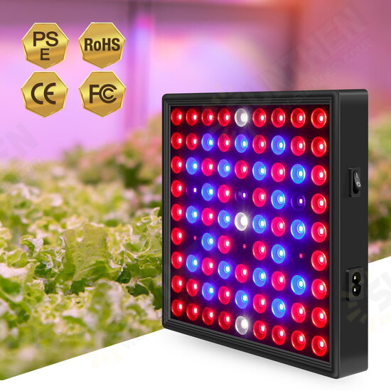 AC85V~265V 81LED/169LED Full Spectrum Grow Light Plant Light with Hanging Kit for Greenhouse Farms