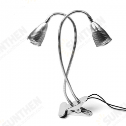 DC12V 14W Double Lamp Holders Double Switches 8 Red Light 6 Blue Light Plant Grow Light With Clip DC12V 14W Double Lamp Holders Double Switches 8 Red Light 6 Blue Light Plant Grow Light With Clip
