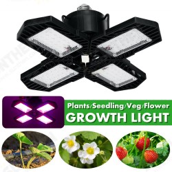 E26/E27 132LED Grow Light 2835 Full Spectrum 4 Blades Hydroponic Plant Veg Flower Lamp AC85-265V E26/E27 132LED Grow Light 2835 Full Spectrum 4 Blades Hydroponic Plant Veg Flower Lamp AC85-265V