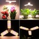 E27 2/3/4 Blades Full Spectrum LED Grow Light Bulb Folding Hydroponic Indoor Plants Growing Lamp 85-265V