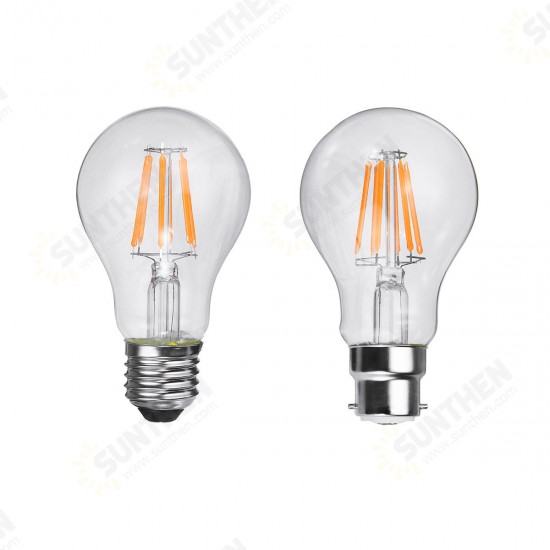 E27 B22 6W A60 Non-Dimmable COB LED Plant Grow Light Bulb for Hydroponics Greenhouse AC85-265V