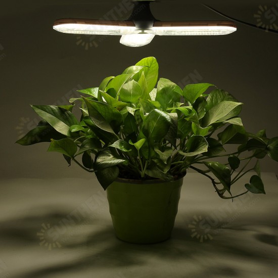 E27 Deformable LED Grow Light Full Spectrum Growing Lamp for Plant Hydroponics