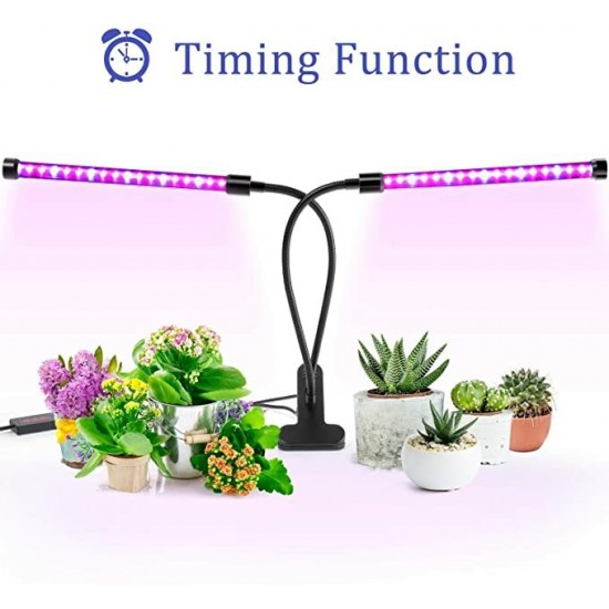 Grow Light Plant Lights for Indoor Plants LED Lamp Bulbs Full Spectrum Timing Switch Mode