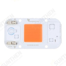 High Power 50W Full Spectrum COB LED Grow Light Chip for Floodlight AC100-130V High Power 50W Full Spectrum COB LED Grow Light Chip for Floodlight AC100-130V