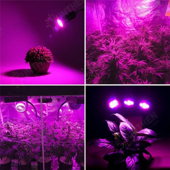 LED Bulb Grow Light E27 2835 SMD Full Spectrum Plant Hydroponic Aquarium AC85-265V