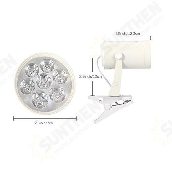 LED Plant Grow Light 7W 360 Degree Adjustable Indoor Plant Lights with Clip