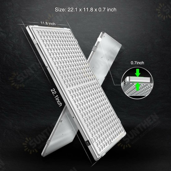 Full Tube Yellow Light Folding LED Panel Plant Lamp Full Tube Yellow Light Folding LED Panel Plant Lamp