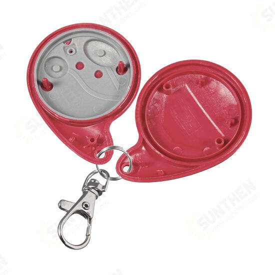 2 Buttons Remote Keychain Ring Portable Fishing Hiking Keychain For Toyota