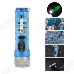 M300 GITD-Green Self-luminous 400LM 6500K EDC Keychain Flashlight with RGB Sidelight, Magnetic Tail Repair Work Lamp Type-C Rechargeable Mini UV Flashlight M300 GITD-Green Self-luminous 400LM 6500K EDC Keychain Flashlight with RGB Sidelight, Magnetic Tail Repair Work Lamp Type-C Rechargeable Mini UV Flashlight