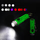 M300 GITD-Green Self-luminous 400LM 6500K EDC Keychain Flashlight with RGB Sidelight, Magnetic Tail Repair Work Lamp Type-C Rechargeable Mini UV Flashlight