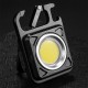 3-in-1 500 lumen Mini Keychain Light+ Bottle Opener Magnetic Attraction Type-C Charing Mini EDC Work Lamp With Hook & Adjustable Stand