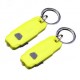 2 Pack Mini Led Lights, Portable USB Rechargeable Ultra Bright Keychain Flashlight with 2 Level Brightness Key Ring Torch