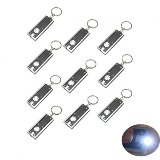 20 pcs Mini Flashlight LED Camping Keyring Flashlight Keychain Light Flashlight