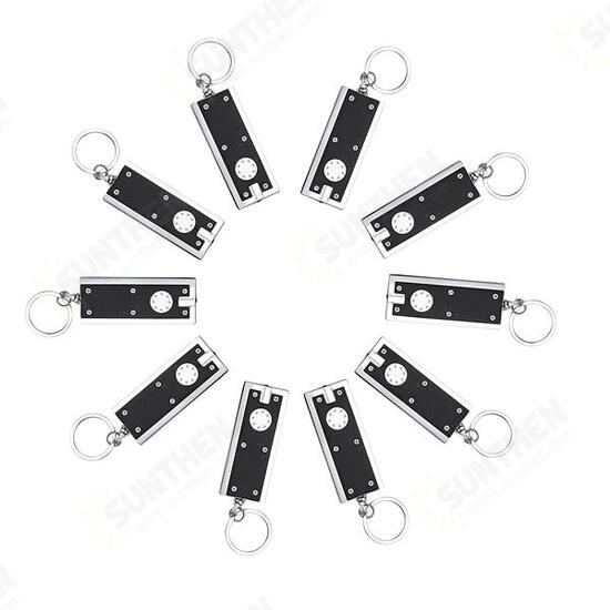 40 pcs Mini Flashlight LED Camping Keyring Flashlight Keychain Light Flashlight