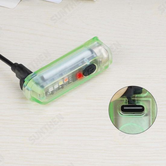 M600 LH351B LED Keychain Flashlight With RGB Color Light & Clip Strong Light Type-C Rechargeable EDC Mini Torch Portable Clip Lamp M600 LH351B LED Keychain Flashlight With RGB Color Light & Clip Strong Light Type-C Rechargeable EDC Mini Torch Portable Clip Lamp