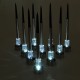 10PCS Stainless Steel Solar Powered LED Lawn Light Outdoor Home Garden Decorative Lamp