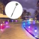 10Pcs RGB LED Solar Garden Lights Solar Landscape Pathway Lights Solar Lawn Lamps Waterproof IP65 For Patio Yard Path Walkway Decor Solar Lamp