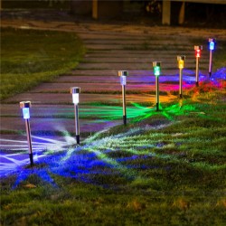 10Pcs RGB LED Solar Garden Lights Solar Landscape Pathway Lights Solar Lawn Lamps Waterproof IP65 For Patio Yard Path Walkway Decor Solar Lamp 10Pcs RGB LED Solar Garden Lights Solar Landscape Pathway Lights Solar Lawn Lamps Waterproof IP65 For Patio Yard Path Walkway Decor Solar Lamp
