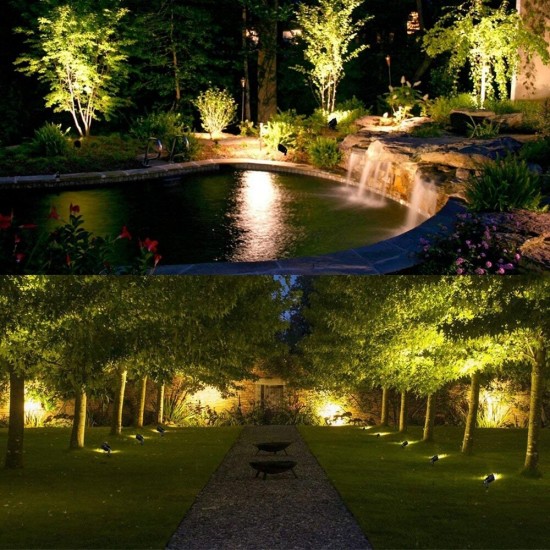 10W RGB LED Flood Light Outdoor Garden Landscape Wall Yard Path Lawn Lamp