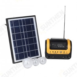 10W Solar Light Bluetooth Radio Solar LED Light Bulbs Solar System Home Solar Small System for Garden Light 10W Solar Light Bluetooth Radio Solar LED Light Bulbs Solar System Home Solar Small System for Garden Light