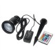 12V/85-265V Waterproof 3W LED Lawn Lights Garden Landscape Pathway Lights Outdoor Wall Spotlights Yard Lawn RGB Multicolor Light With Remote Control