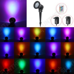 12V/85-265V Waterproof 3W LED Lawn Lights Garden Landscape Pathway Lights Outdoor Wall Spotlights Yard Lawn RGB Multicolor Light With Remote Control 12V/85-265V Waterproof 3W LED Lawn Lights Garden Landscape Pathway Lights Outdoor Wall Spotlights Yard Lawn RGB Multicolor Light With Remote Control