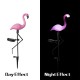 1/3Pcs Pink Flamingo Lawn Patio Yard Walkway Garden Stake Landscape Path Solar