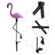 1/3Pcs Pink Flamingo Lawn Patio Yard Walkway Garden Stake Landscape Path Solar