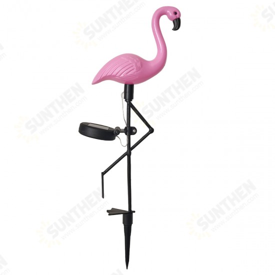 1/3Pcs Pink Flamingo Lawn Patio Yard Walkway Garden Stake Landscape Path Solar