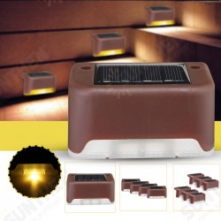 1PC/4PCS/6PCS Solar Powered LED Deck Light Warm White Outdoor Path Garden Stairs Step Fence Wall Lamp 1PC/4PCS/6PCS Solar Powered LED Deck Light Warm White Outdoor Path Garden Stairs Step Fence Wall Lamp