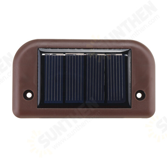 1PC/4PCS/6PCS Solar Powered LED Deck Light Warm White Outdoor Path Garden Stairs Step Fence Wall Lamp