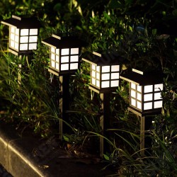 2 Pack Solar LED Lawn Lights Pathway Lights Set Outdoor Yard Garden Walkway Landscape Lamp 2 Pack Solar LED Lawn Lights Pathway Lights Set Outdoor Yard Garden Walkway Landscape Lamp