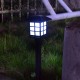 2 Pack Solar LED Lawn Lights Pathway Lights Set Outdoor Yard Garden Walkway Landscape Lamp