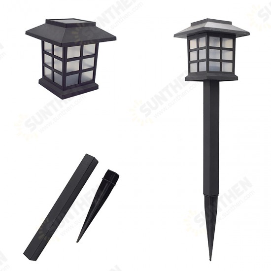 2 Pack Solar LED Lawn Lights Pathway Lights Set Outdoor Yard Garden Walkway Landscape Lamp