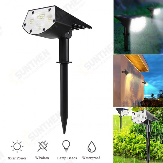 20LED Outdoor Solar Spot Lights Landscape Spotlight Garden Pathway Lawn Light