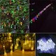 21.3ft 30LEDs Outdoor Solar String Lights Waterproof Waterdrop Colorful Decor