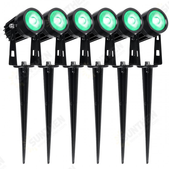 2/4/6 PCS 12V LED Lawn Lights Spotlight Landscape Light Waterproof Outdoor Garden Pathway Yard