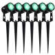 2/4/6 PCS 12V LED Lawn Lights Spotlight Landscape Light Waterproof Outdoor Garden Pathway Yard