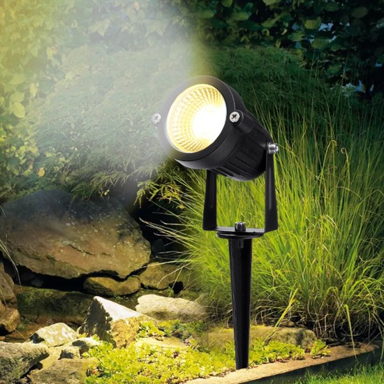 2/4/6 PCS COB Lawn Lights Spotlight Landscape Light 120LM/W Waterproof Outdoor Garden Pathway Yard