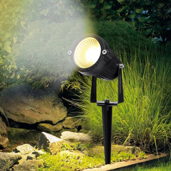 2/4/6 PCS COB Lawn Lights Spotlight Landscape Light 120LM/W Waterproof Outdoor Garden Pathway Yard