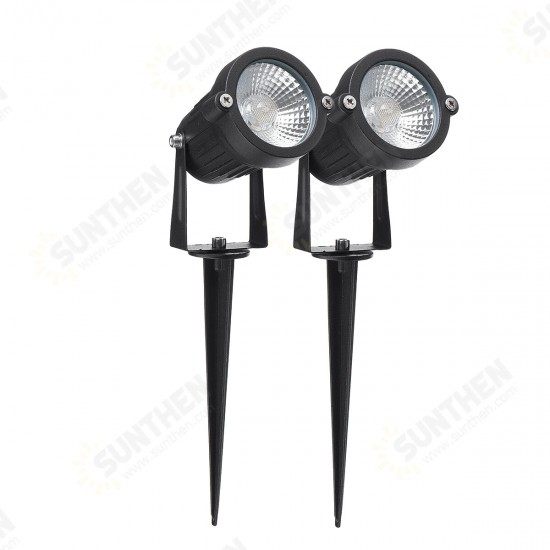 2/4/6 PCS COB Lawn Lights Spotlight Landscape Light 120LM/W Waterproof Outdoor Garden Pathway Yard